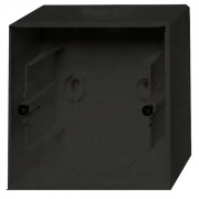 Коробка для накладного монтажа 1 пост ABB Basic 55 цвет черный (1701-95)
