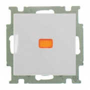 Переключатель с подсветкой ABB Basic 55 цвет белый шале (2006/6 UCK-96-)