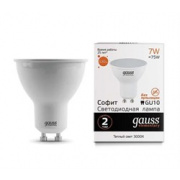Лампа Gauss Elementary MR16 7W 550lm 4100К GU10 LED 1/10/100