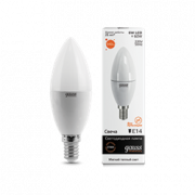 Лампа Gauss LED Elementary Candle 6W E14 2700K 1/10/50