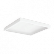 Светодиодный светильник "ВАРТОН" IP54 медицинский накладной 595*595*55 мм с опаловым рассеивателем 36 ВТ 4000К с функцией аварийного освещения