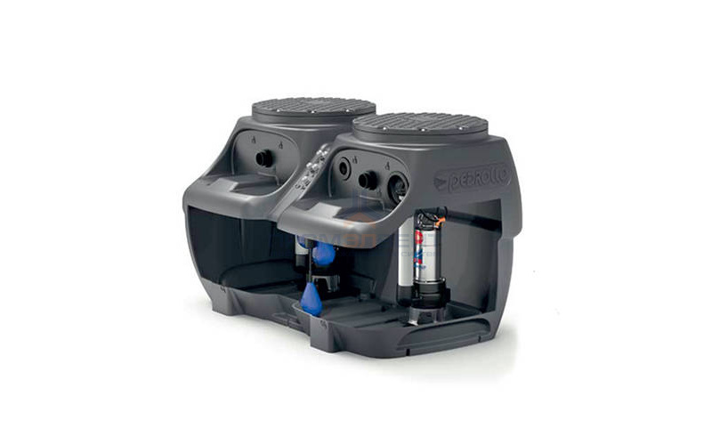 Установка канализационная Pedrollo SAR 550-RXm 4/40 - 0,75 кВт (Qmax 280л/мин,Hmax 9,5м, кабель 10м)