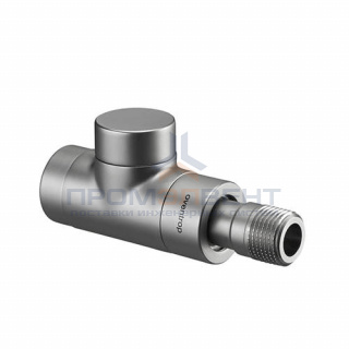 Вентиль на обратную подводку проходной Oventrop Combi E - Ду15 (цвет матовая сталь)