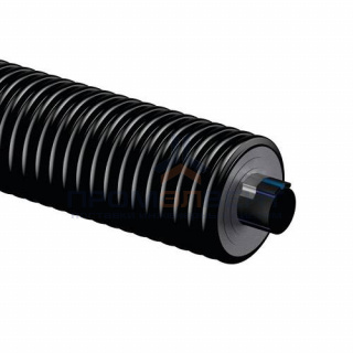Теплотрасса однотрубная Uponor Supra PLUS - 40х3,7 в кожухе D175 мм (с 2 греющими кабелями 10 Вт/м)