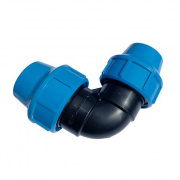 Отвод 90° ДЖИЛЕКС - 40 (винтовой, для труб ПНД)