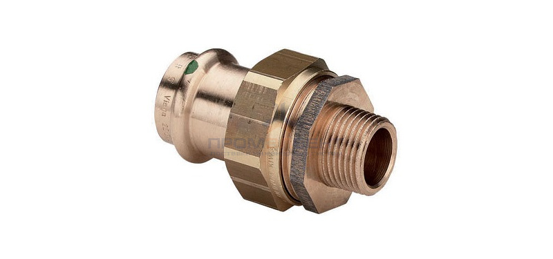 Переход на наружную резьбу разъемный Viega G3 Sanpress 2265 - 28 x 3/4