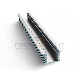 08-12-01 Профиль алюминиевый врезной (12 мм) глубокий для светодиодной ленты, 2 м. (3012)