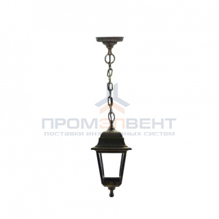 11-13 БР (НСУ 04-60-001 АДЕЛЬ) Светильник-фонарь подвесной бронза прозрач стекло