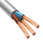 Провод ПВСнг(А)-LS 3х0,75 белый малодымный ("ЭКЗ" Электрокабель Кольчугинский Завод)