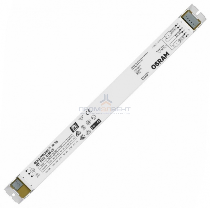 ЭПРА Osram QT-FIT8 2x58-70 для люминесцентных ламп T8