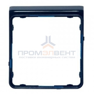Внешняя цветная рамка Jung CD Plus Синий металлик