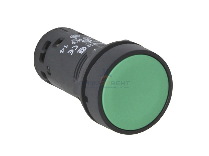 Кнопка Schneider Electric XB7NA31 c возвратом 1НО 22мм зеленая